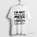 Officials Im Not Hot Mess Spicy Disaster Quote - Adult & Kids T-Shirts, Sweatshirts & Hoodies apparel design preview 1