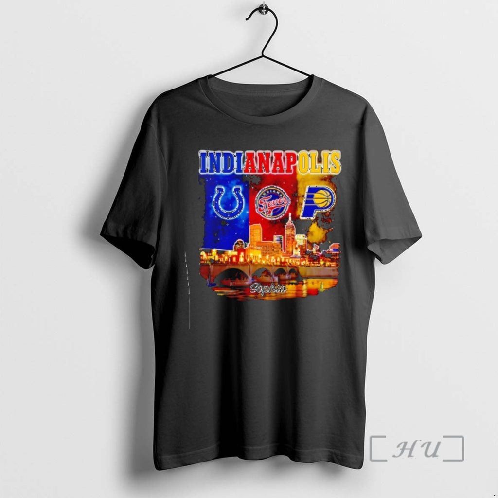 Officials Indianapolis City Skyline Colts Indiana - Adult & Kids T-Shirts, Sweatshirts & Hoodies apparel design preview 1