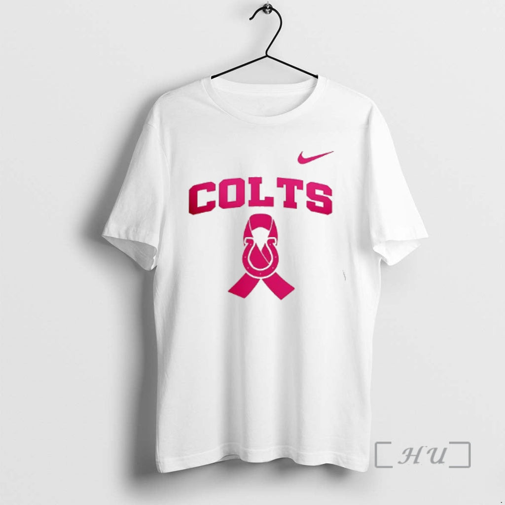 Officials Indianapolis Colts Cancer Awareness Never - Adult & Kids T-Shirts, Sweatshirts & Hoodies apparel design preview 1
