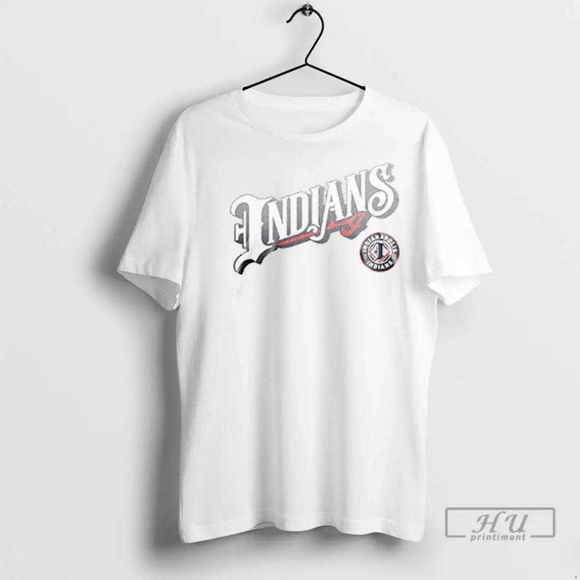 Officials Indianapolis Indians Logo Wordmark - Adult & Kids T-Shirts, Sweatshirts & Hoodies apparel design preview 1
