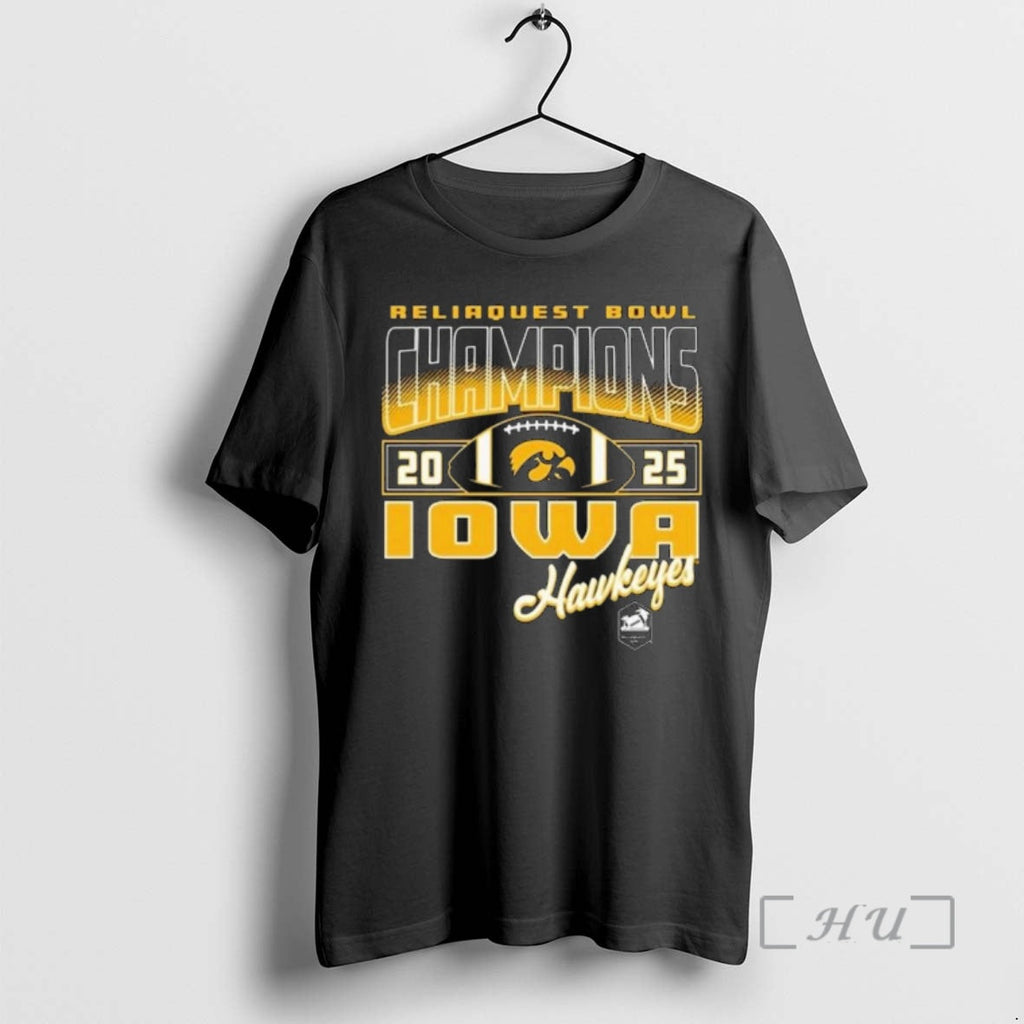 Officials Iowa Hawkeyes 2025 Reliaquest Bowl - Adult & Kids T-Shirts, Sweatshirts & Hoodies apparel design preview 1
