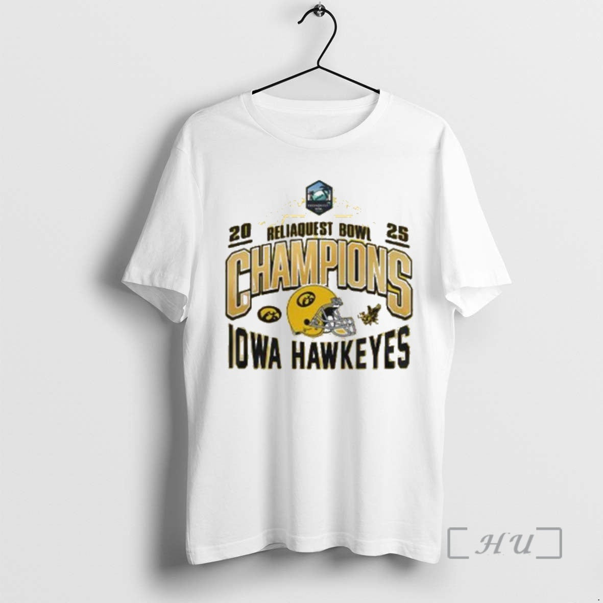 Officials Iowa Hawkeyes Reliaquest Bowl Champions - Adult & Kids T-Shirts, Sweatshirts & Hoodies apparel design preview 1
