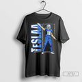 Officials Isaac Teslaa Detroit Lions Vertical Name - Adult & Kids T-Shirts, Sweatshirts & Hoodies apparel design preview 1