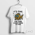 Officials Its Fine Im Everything Is Yellow Nervous - Adult & Kids T-Shirts, Sweatshirts & Hoodies apparel design preview 1