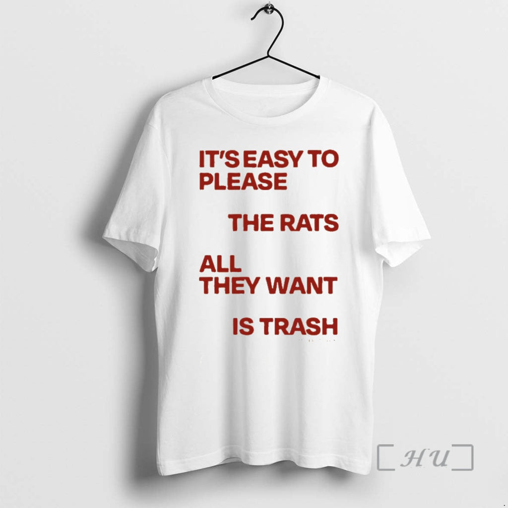 Officials Easy Please Rats All They Want Is Trash - Adult & Kids T-Shirts, Sweatshirts & Hoodies apparel design preview 1