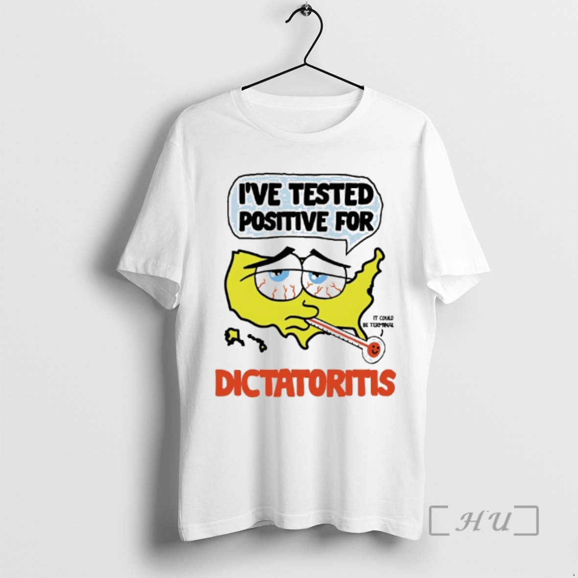 Officials Ive Tested Positive For Dictatoritis - Adult & Kids T-Shirts, Sweatshirts & Hoodies apparel design preview 1