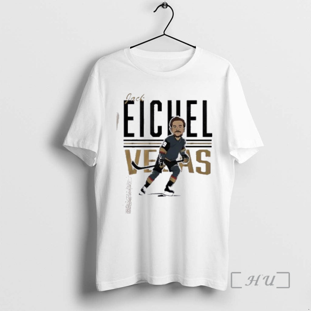 Officials Jack Eichel Center Ice Caricature - Adult & Kids T-Shirts, Sweatshirts & Hoodies apparel design preview 1