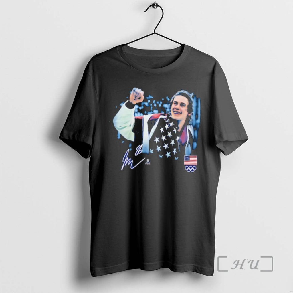 Officials Jack Hughes Us Mens Olympic Hockey Gold - Adult & Kids T-Shirts, Sweatshirts & Hoodies apparel design preview 1