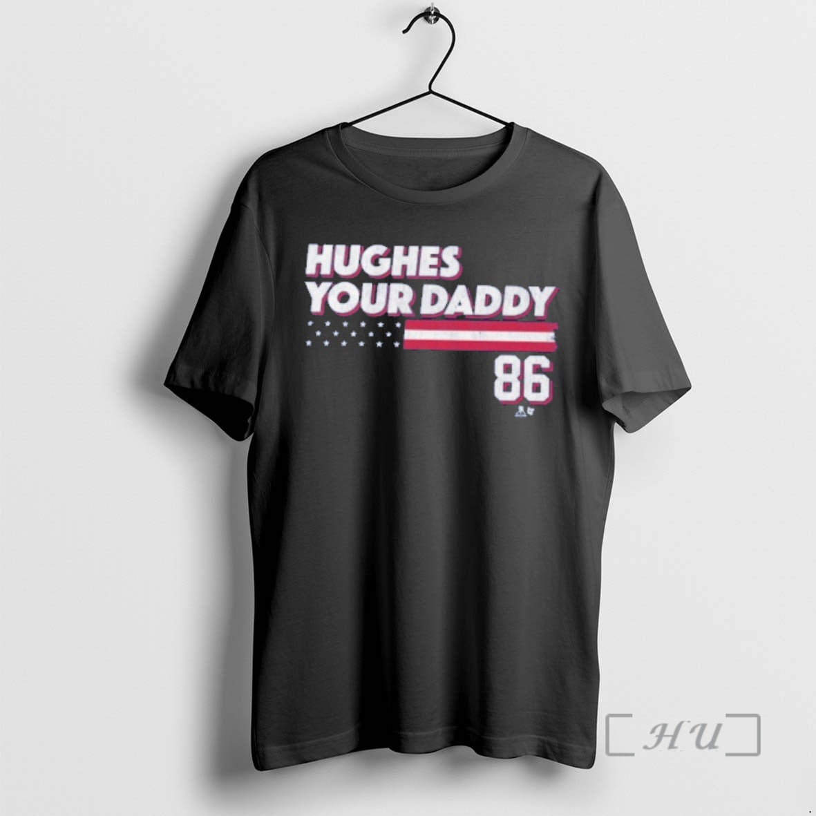 Officials Jack Hughes Your Daddy 86 1 - Adult & Kids T-Shirts, Sweatshirts & Hoodies apparel design preview 1
