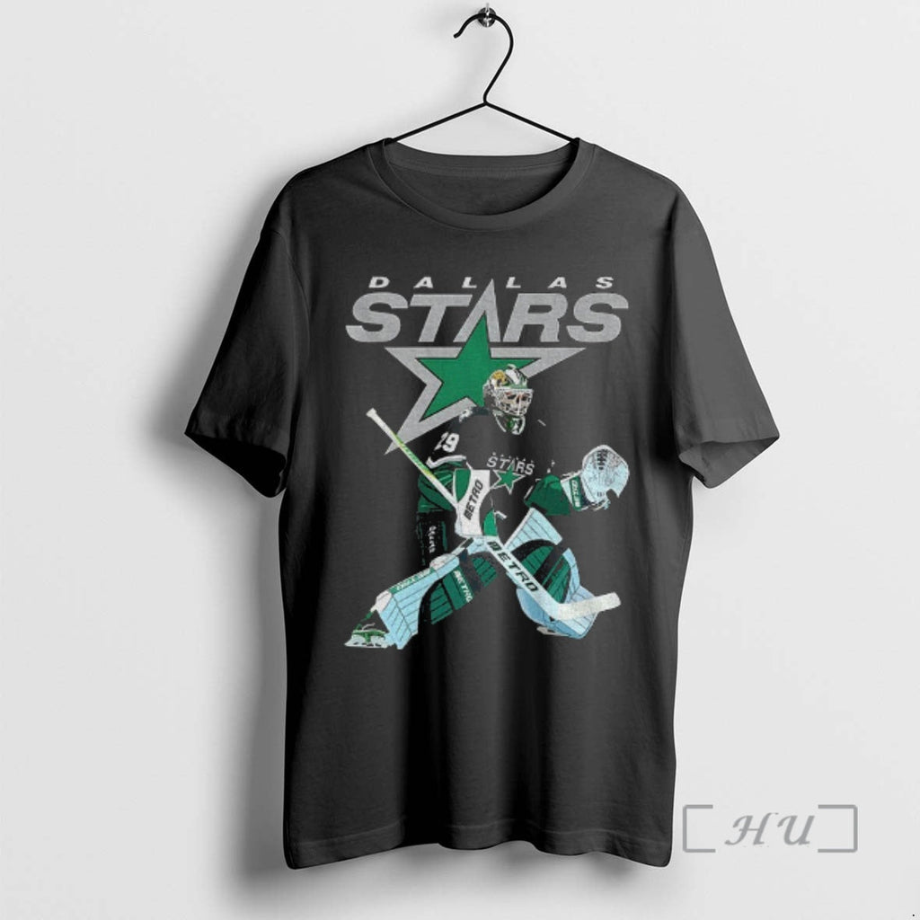 Officials Jake Oettinger Dallas Stars Nhl Hockey - Adult & Kids T-Shirts, Sweatshirts & Hoodies apparel design preview 1