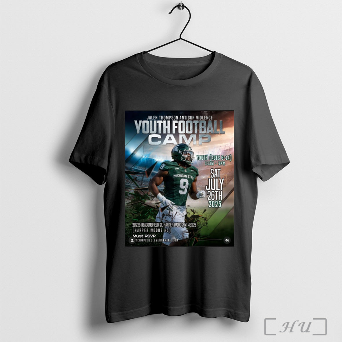 Officials Jalen Thompson Anti Gun Violence Youth - Adult & Kids T-Shirts, Sweatshirts & Hoodies apparel design preview 1