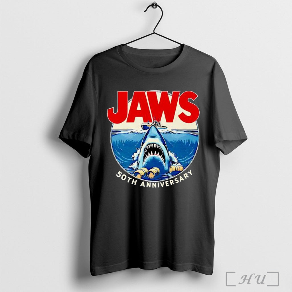 Officials Jaws 50th Anniversary Vintage Sweater And V - Adult & Kids T-Shirts, Sweatshirts & Hoodies apparel design preview 1