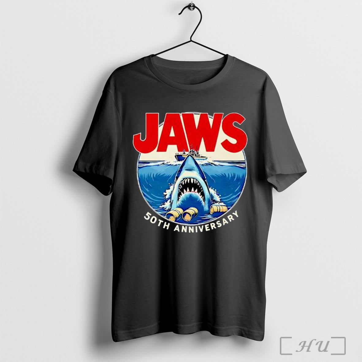 Officials Jaws 50th Anniversary Vintage Sweater And V - Adult & Kids T-Shirts, Sweatshirts & Hoodies apparel design preview 1