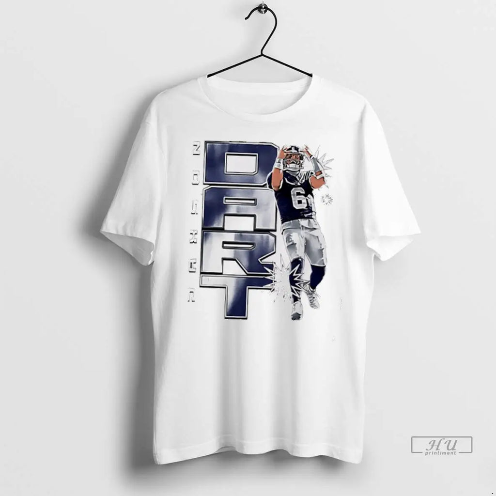 Officials Jaxson Dart New York G Vertical - Adult & Kids T-Shirts, Sweatshirts & Hoodies apparel design preview 1