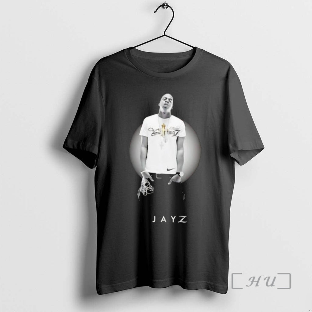 Officials Jay Z Black And White Portrait Toukaine - Adult & Kids T-Shirts, Sweatshirts & Hoodies apparel design preview 1