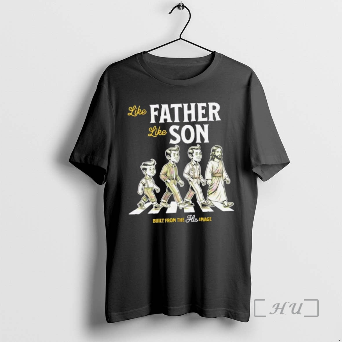 Officials Jesus Like Father Son Abbey Road Built - Adult & Kids T-Shirts, Sweatshirts & Hoodies apparel design preview 1
