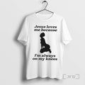 Officials Jesus Loves Me Because - Adult & Kids T-Shirts, Sweatshirts & Hoodies apparel design preview 1