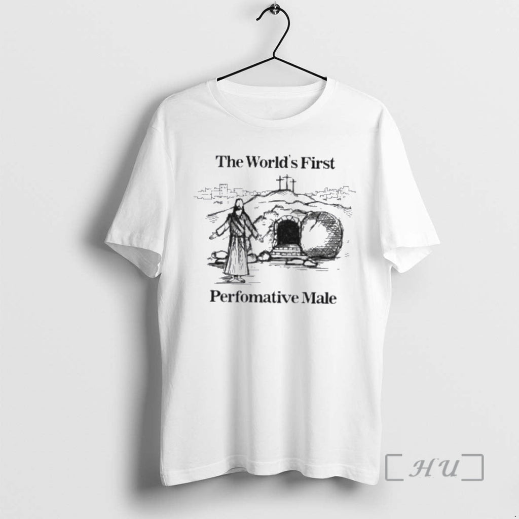 Officials Jesus The Worlds First Performative Male - Adult & Kids T-Shirts, Sweatshirts & Hoodies apparel design preview 1