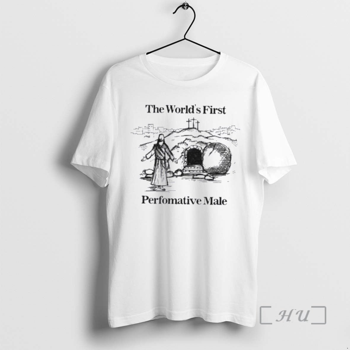 Officials Jesus The Worlds First Performative Male - Adult & Kids T-Shirts, Sweatshirts & Hoodies apparel design preview 1