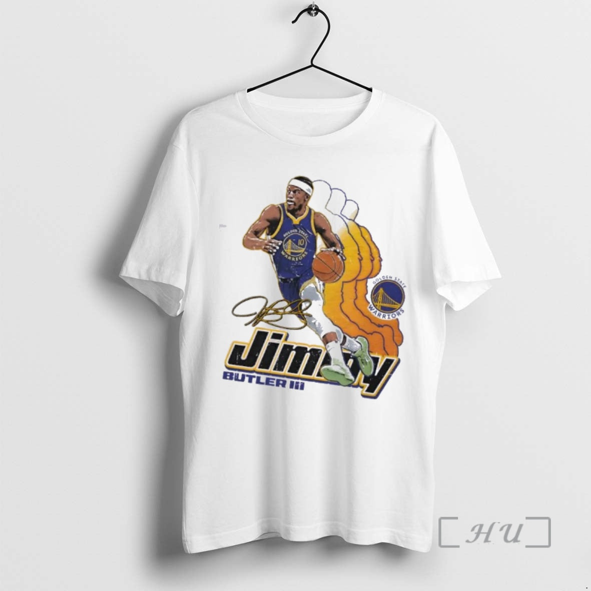 Officials Jimmy Butler 10 Golden State Warriors Retro - Adult & Kids T-Shirts, Sweatshirts & Hoodies apparel design preview 1