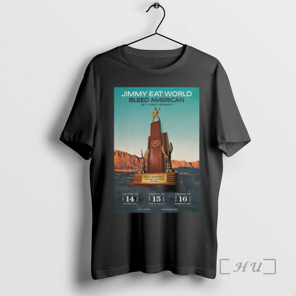 Officials Jimmy Eat World August 16 2026 Gunnersbury - Adult & Kids T-Shirts, Sweatshirts & Hoodies apparel design preview 1