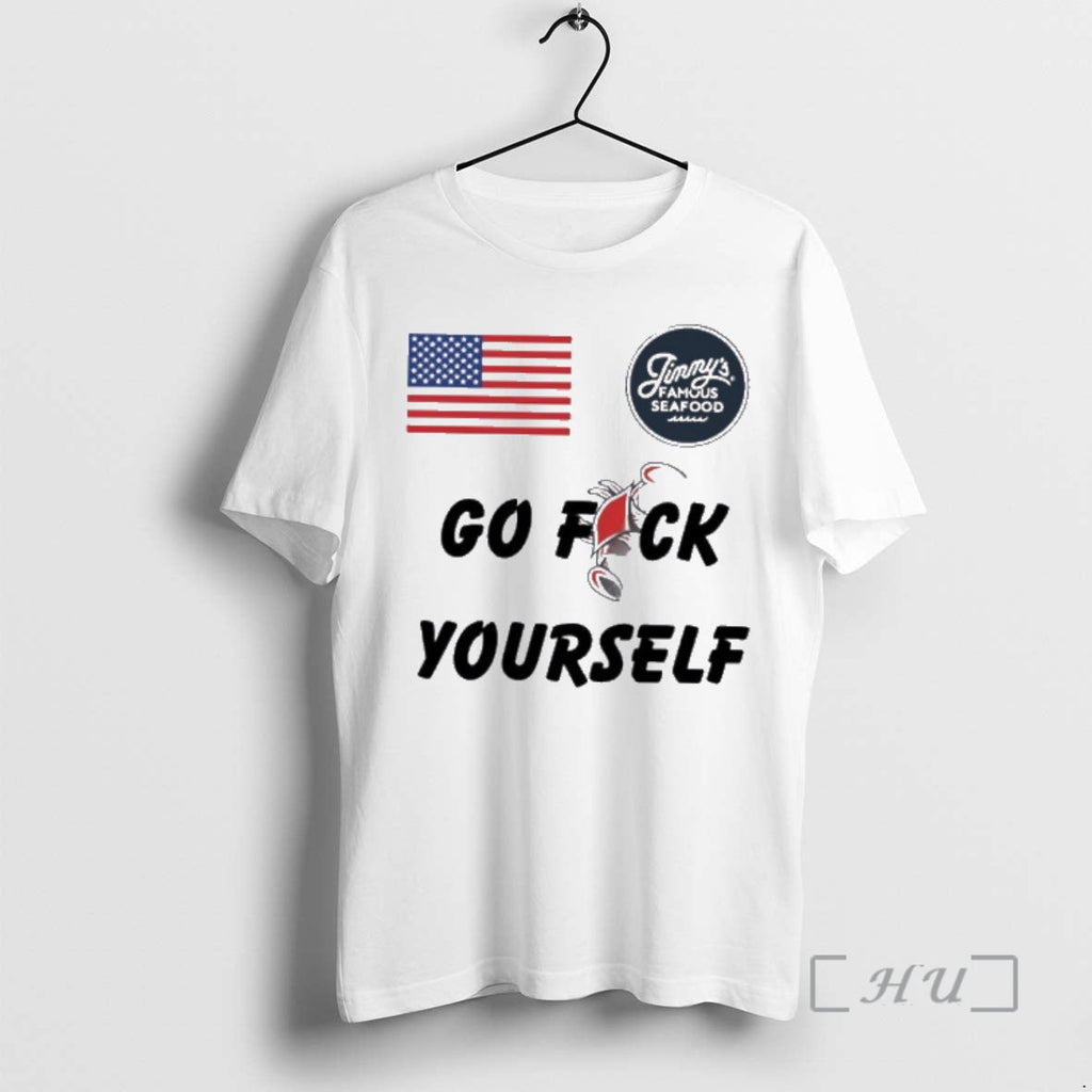 Officials Jimmys Famous Seafood Go Fuck Yourself Usa - Adult & Kids T-Shirts, Sweatshirts & Hoodies apparel design preview 1