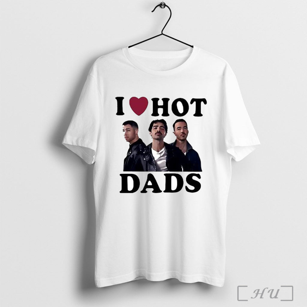 Officials Jonas Brothers I Love Hot Dads Sweater And - Adult & Kids T-Shirts, Sweatshirts & Hoodies apparel design preview 1