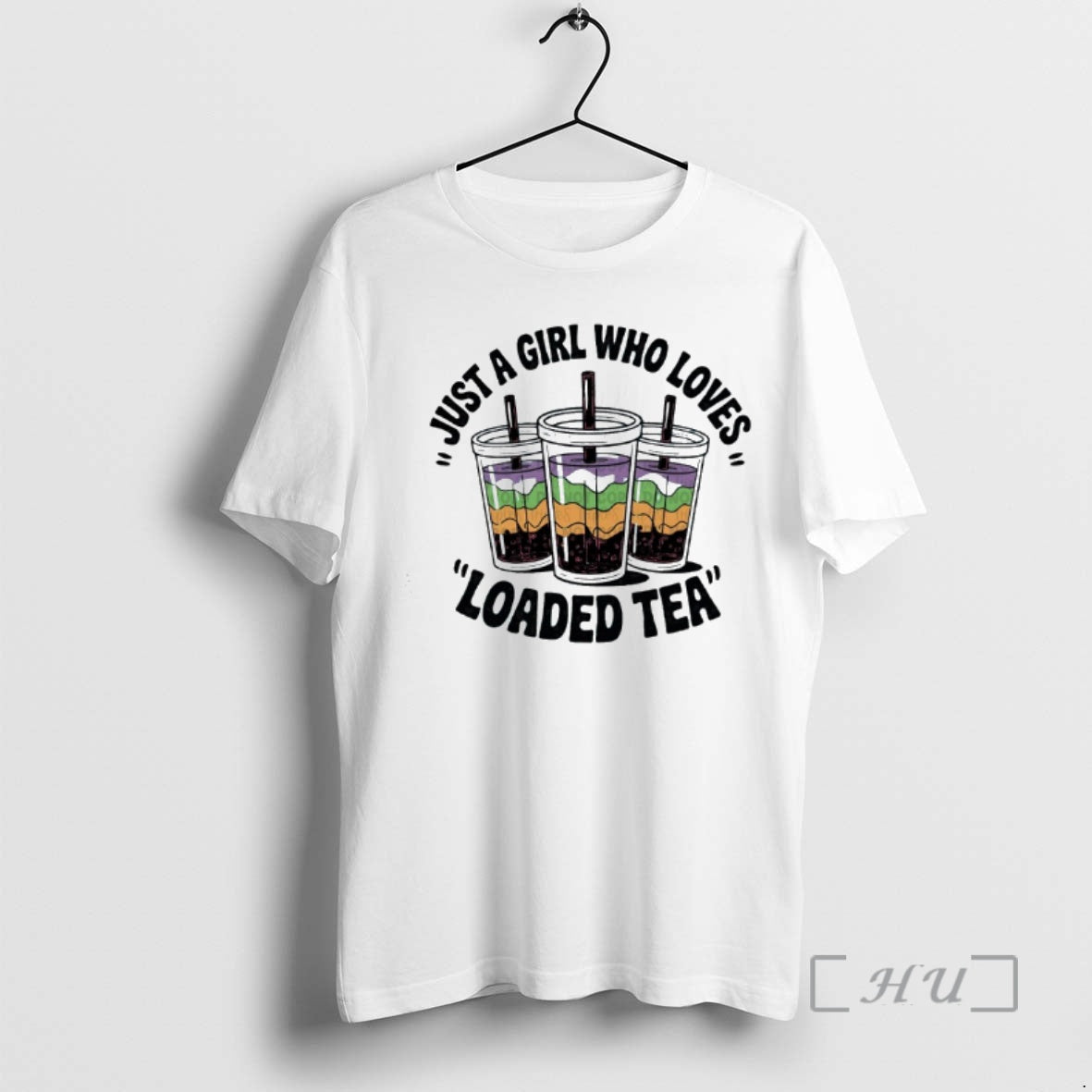 Officials Just Girl Who Loves Loaded Tea - Adult & Kids T-Shirts, Sweatshirts & Hoodies apparel design preview 1