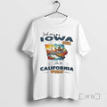 Officials Just An Iowa Girl In A California World - Adult & Kids T-Shirts, Sweatshirts & Hoodies apparel design preview 1