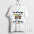 Officials Just An Iowa Girl In A New York World Retro - Adult & Kids T-Shirts, Sweatshirts & Hoodies apparel design preview 1