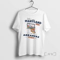 Officials Just A Maryland Girl In Arkansas World Map - Adult & Kids T-Shirts, Sweatshirts & Hoodies apparel design preview 1
