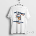 Officials Just A Maryland Girl In Wisconsin World Map - Adult & Kids T-Shirts, Sweatshirts & Hoodies apparel design preview 1