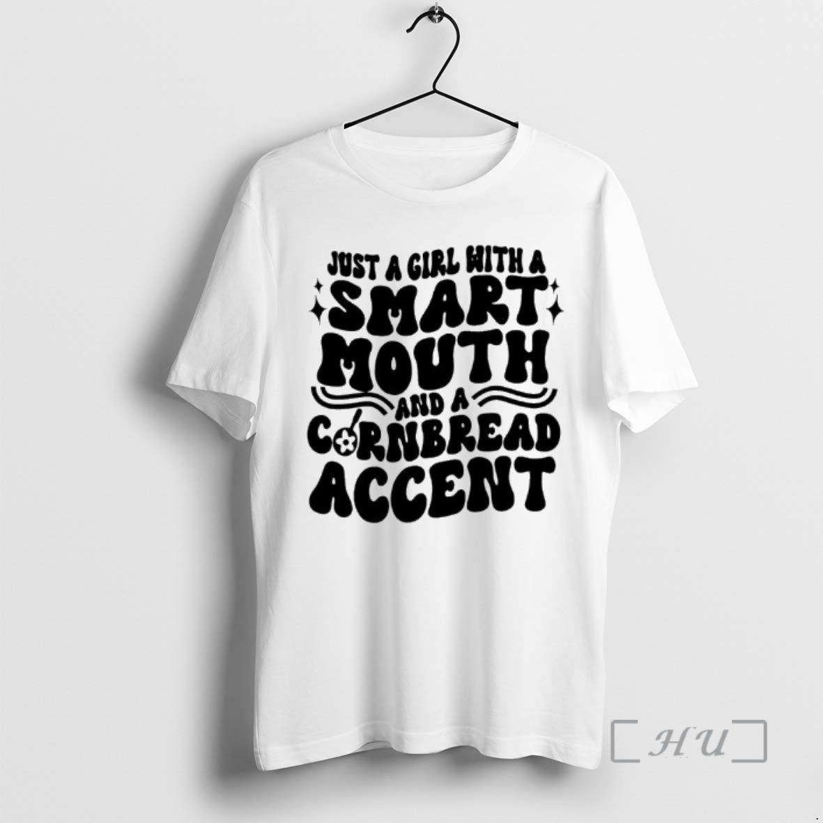 Officials Just Girl Smart Mouth Cornbread Accent - Adult & Kids T-Shirts, Sweatshirts & Hoodies apparel design preview 1