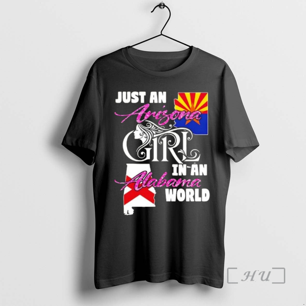 Officials Just Arizona Girl Alabama World - Adult & Kids T-Shirts, Sweatshirts & Hoodies apparel design preview 1