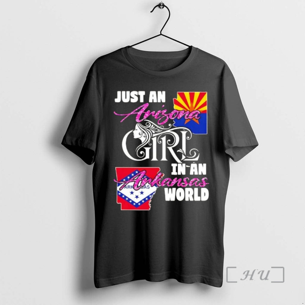 Officials Just Arizona Girl Arkansas World - Adult & Kids T-Shirts, Sweatshirts & Hoodies apparel design preview 1