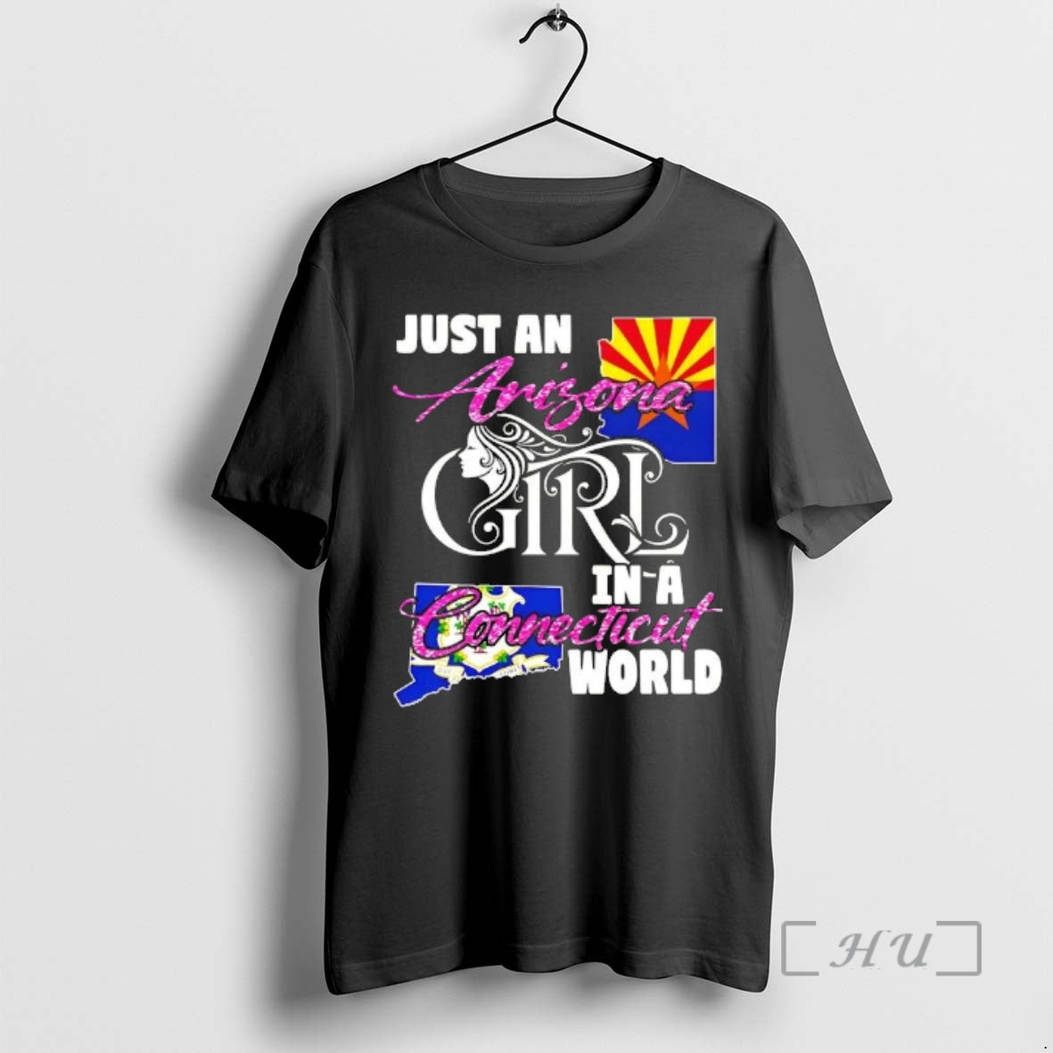 Officials Just Arizona Girl Connecticut World - Adult & Kids T-Shirts, Sweatshirts & Hoodies apparel design preview 1
