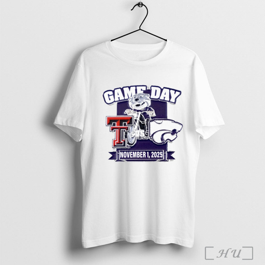 Officials K State Wildcats Vs Texas Tech Red Raiders - Adult & Kids T-Shirts, Sweatshirts & Hoodies apparel design preview 1