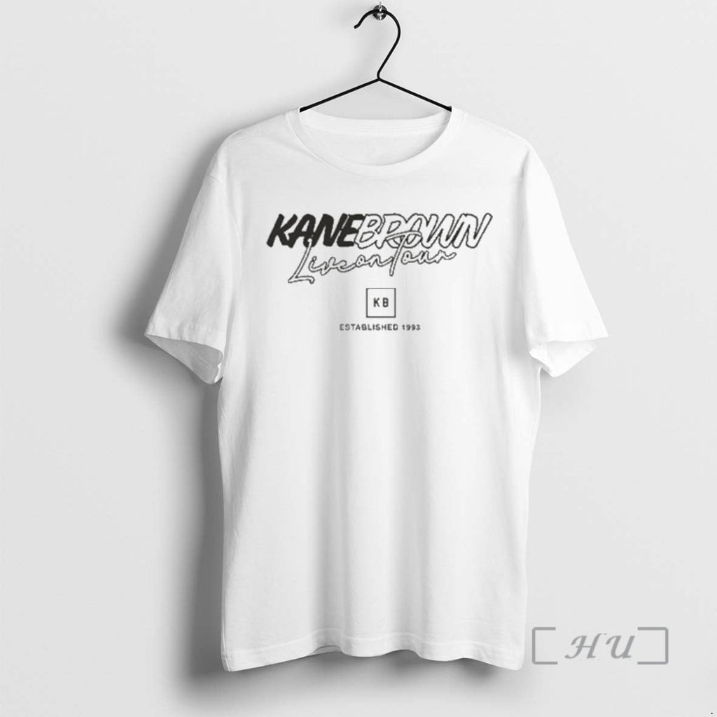 Officials Kane Brown Live On Tour Established 1993 - Adult & Kids T-Shirts, Sweatshirts & Hoodies apparel design preview 1