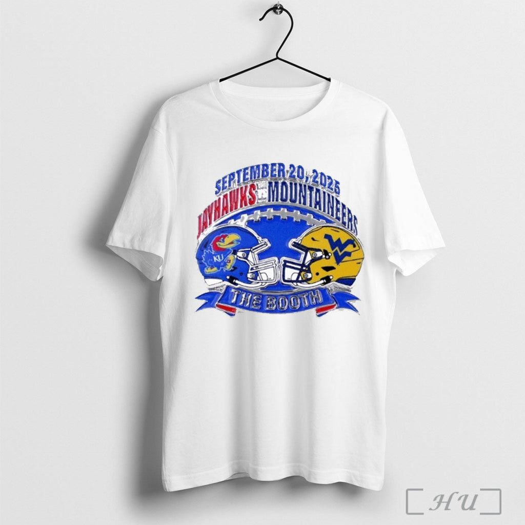 Officials Kansas Jayhawks Vs West Virginia 2025 Game - Adult & Kids T-Shirts, Sweatshirts & Hoodies apparel design preview 1