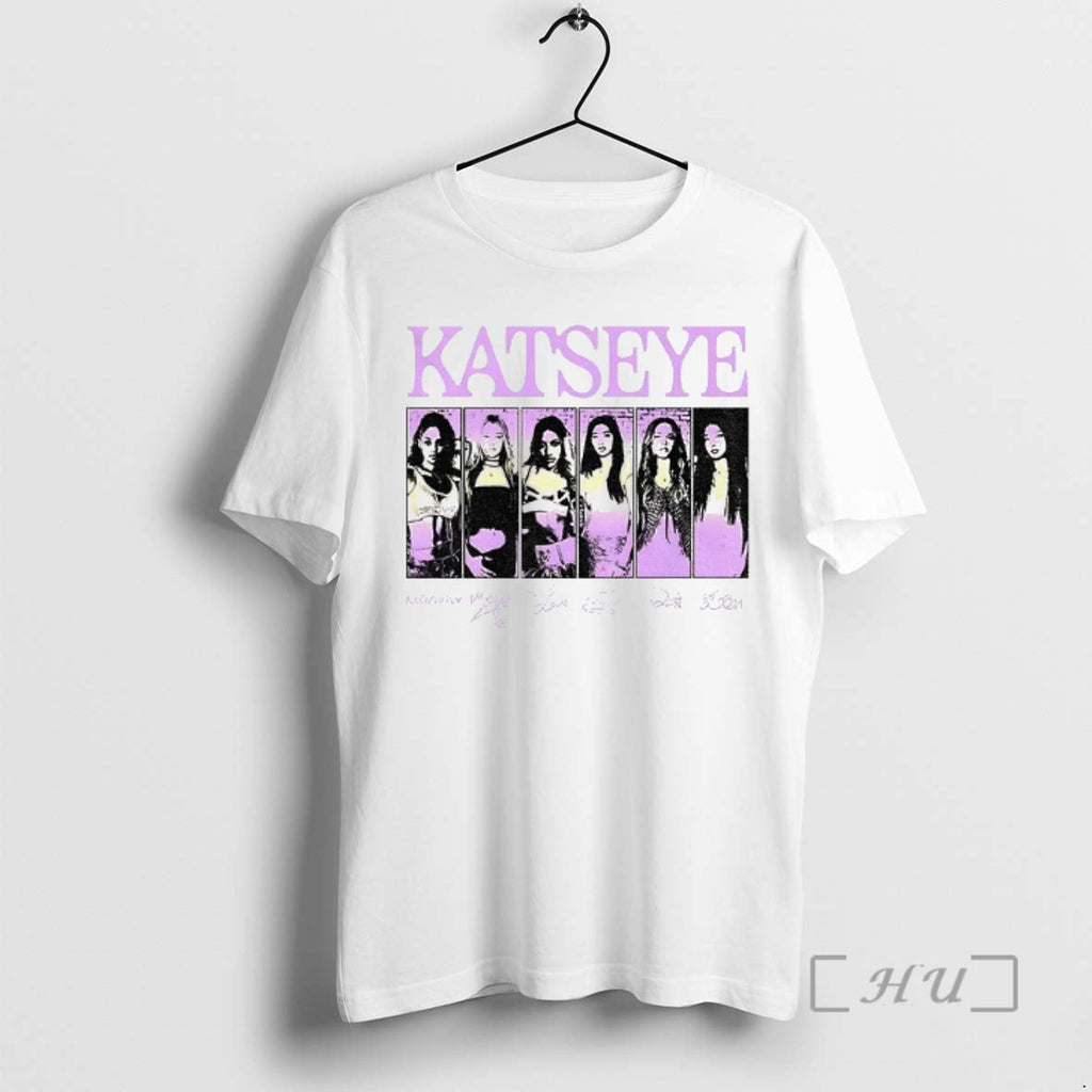Officials Katseye Chaos Kpop Tour Signatures - Adult & Kids T-Shirts, Sweatshirts & Hoodies apparel design preview 1