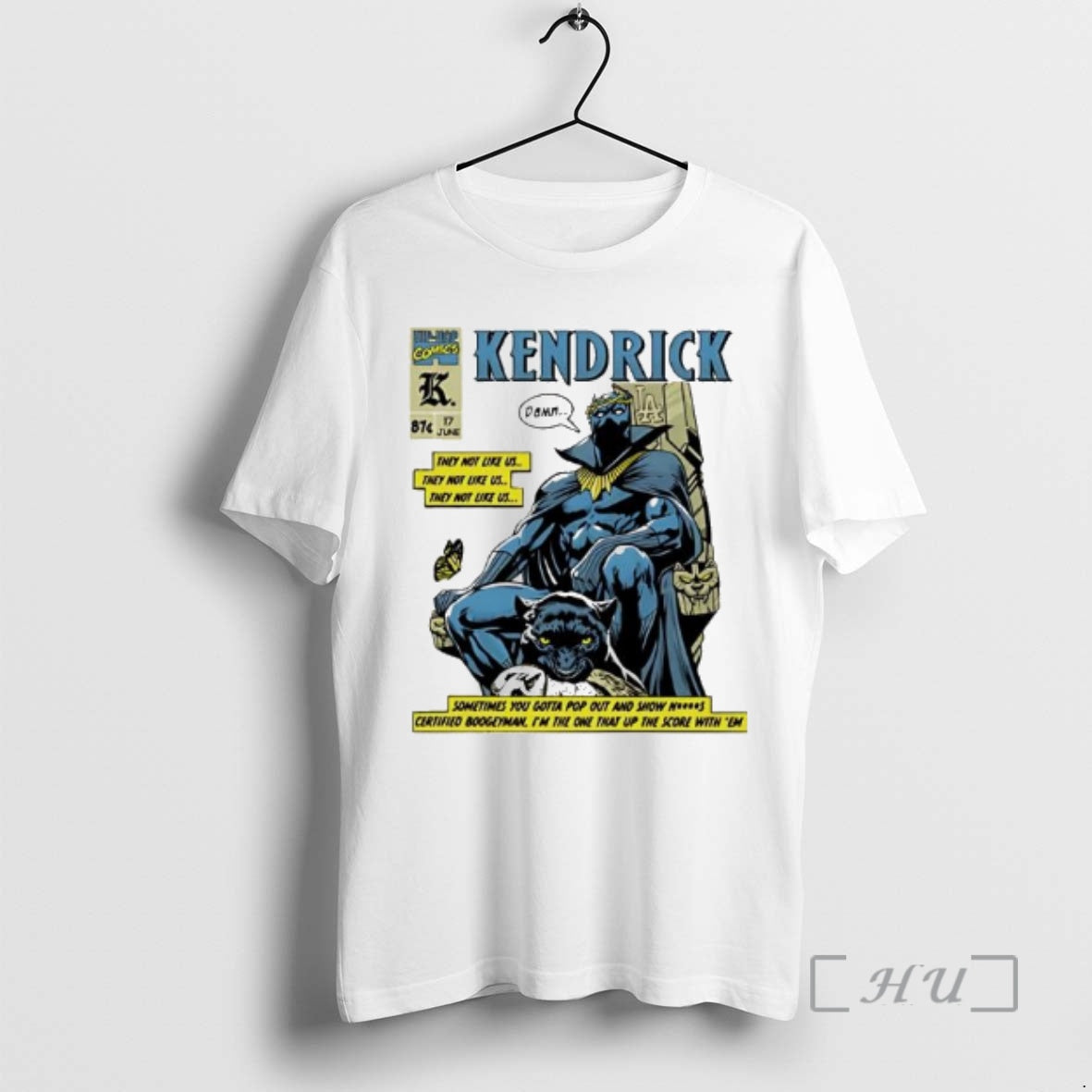 Officials Kendrick Lamar Black Panther They Not Like - Adult & Kids T-Shirts, Sweatshirts & Hoodies apparel design preview 1