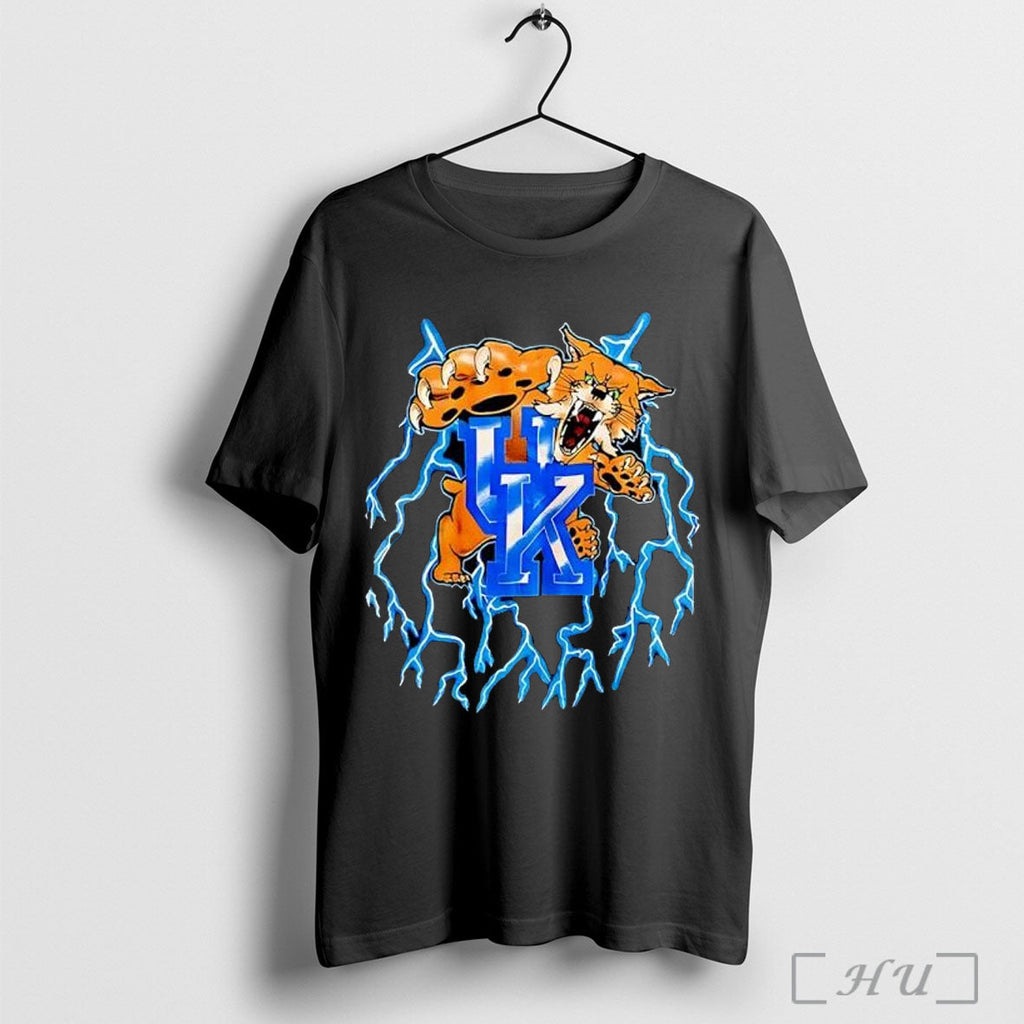 Officials Kentucky Wildcats Special Thunder Design - Adult & Kids T-Shirts, Sweatshirts & Hoodies apparel design preview 1