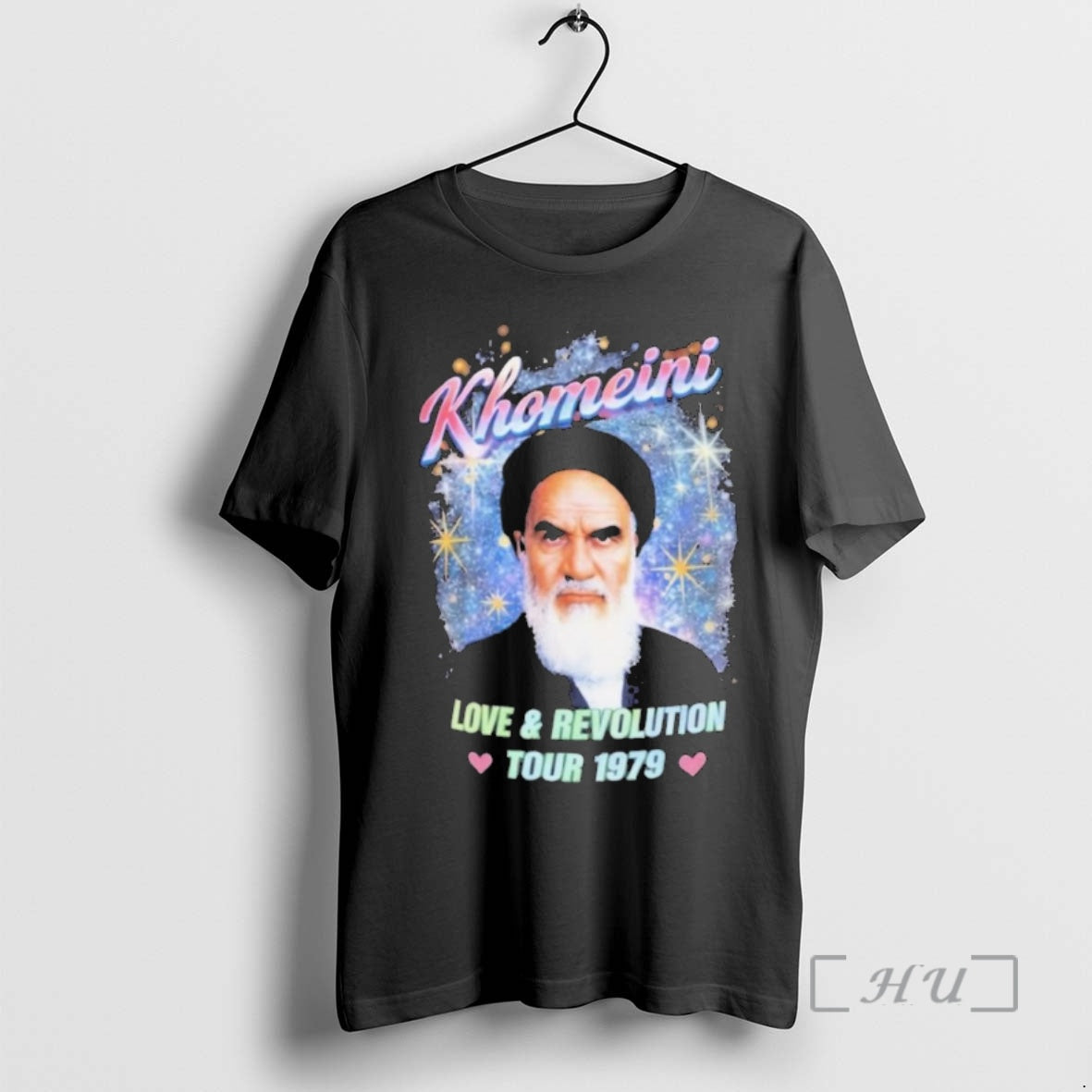 Officials Khomeini Iran Love And Revolution Tour 1979 - Adult & Kids T-Shirts, Sweatshirts & Hoodies apparel design preview 1