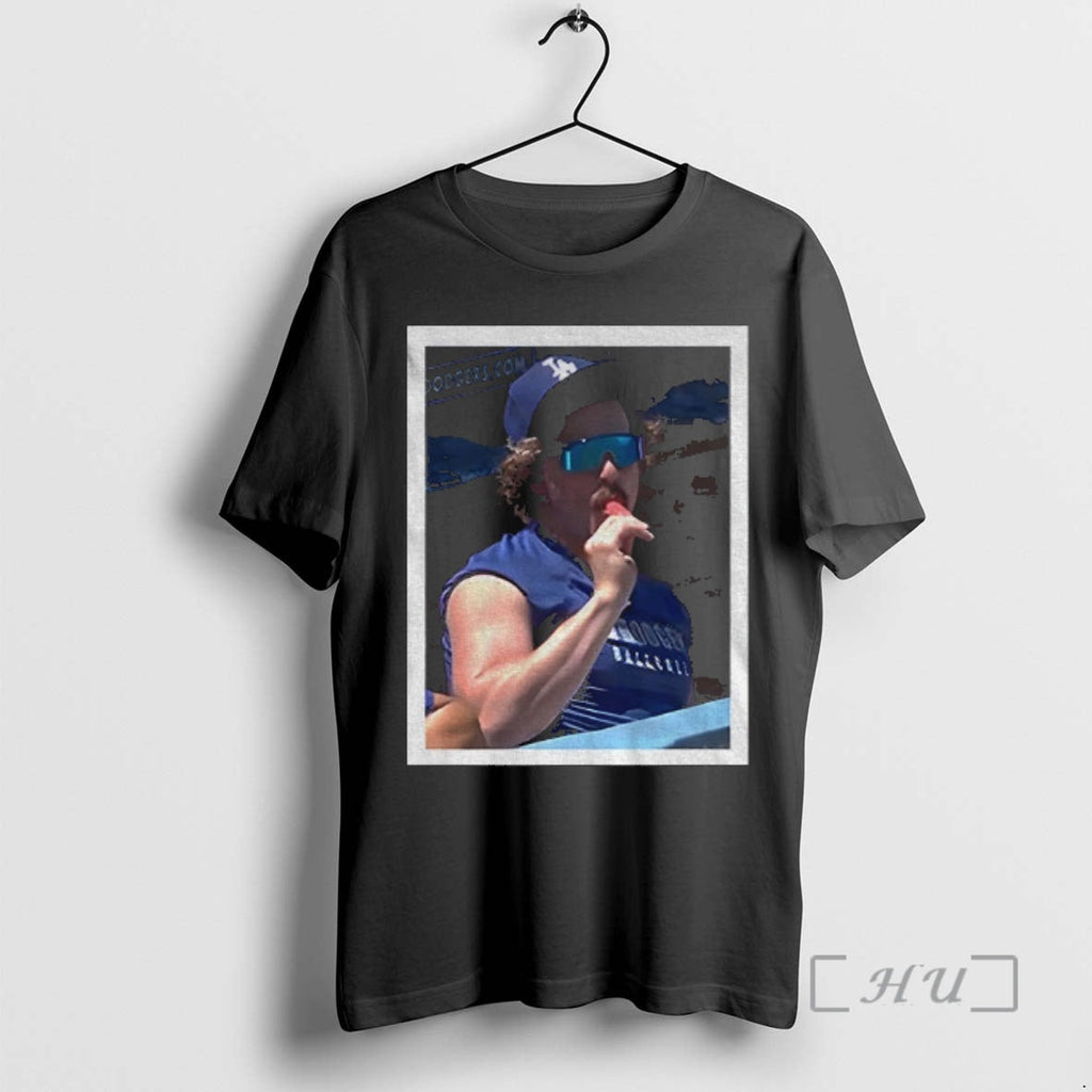 Officials Kike Hernandez Popsicle Los Angeles Dodgers - Adult & Kids T-Shirts, Sweatshirts & Hoodies apparel design preview 1