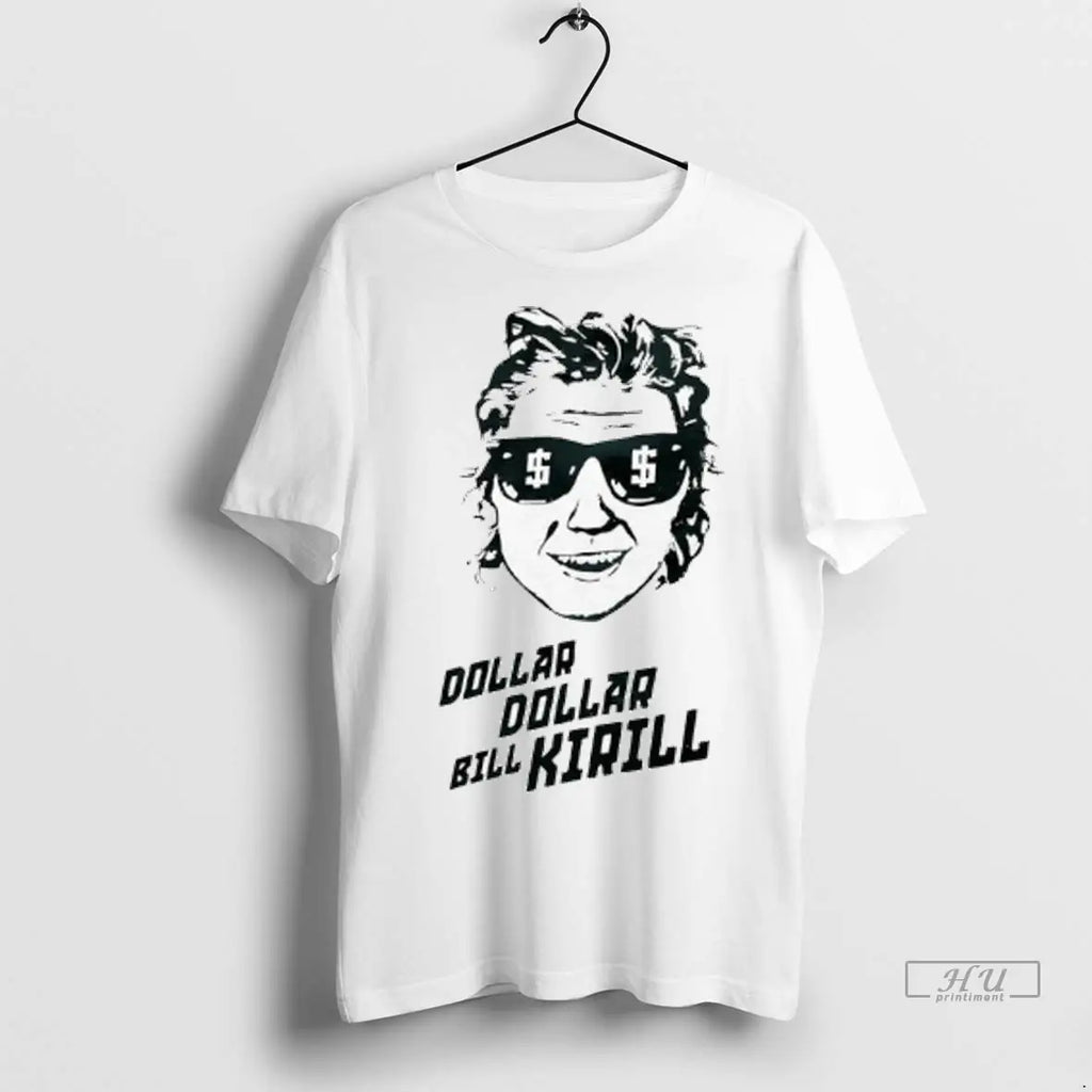 Officials Kirill Kaprizov Dollar Bill Ladies - Adult & Kids T-Shirts, Sweatshirts & Hoodies apparel design preview 1