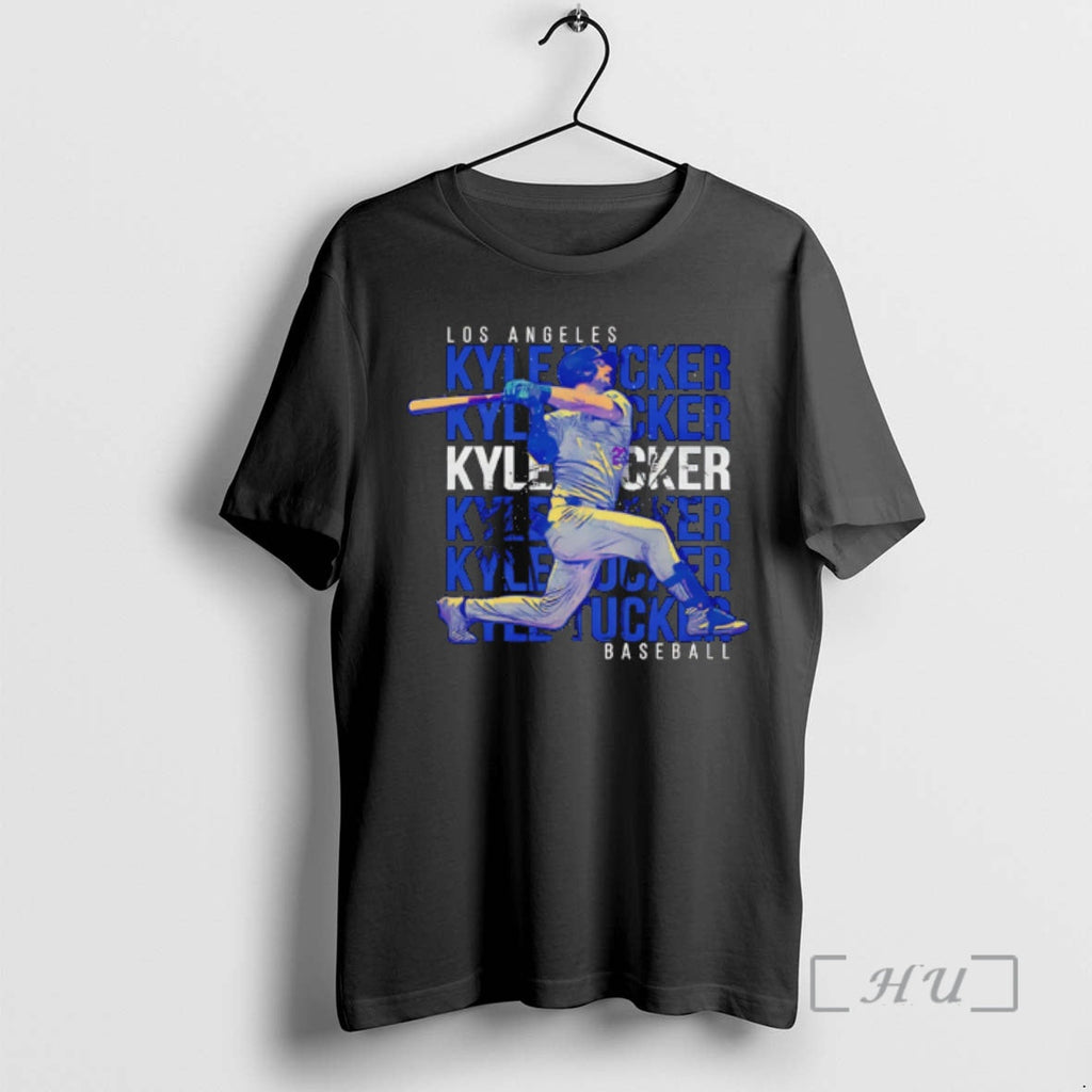 Officials Kyle Tucker Los Angeles Dodgers Name Repeat - Adult & Kids T-Shirts, Sweatshirts & Hoodies apparel design preview 1
