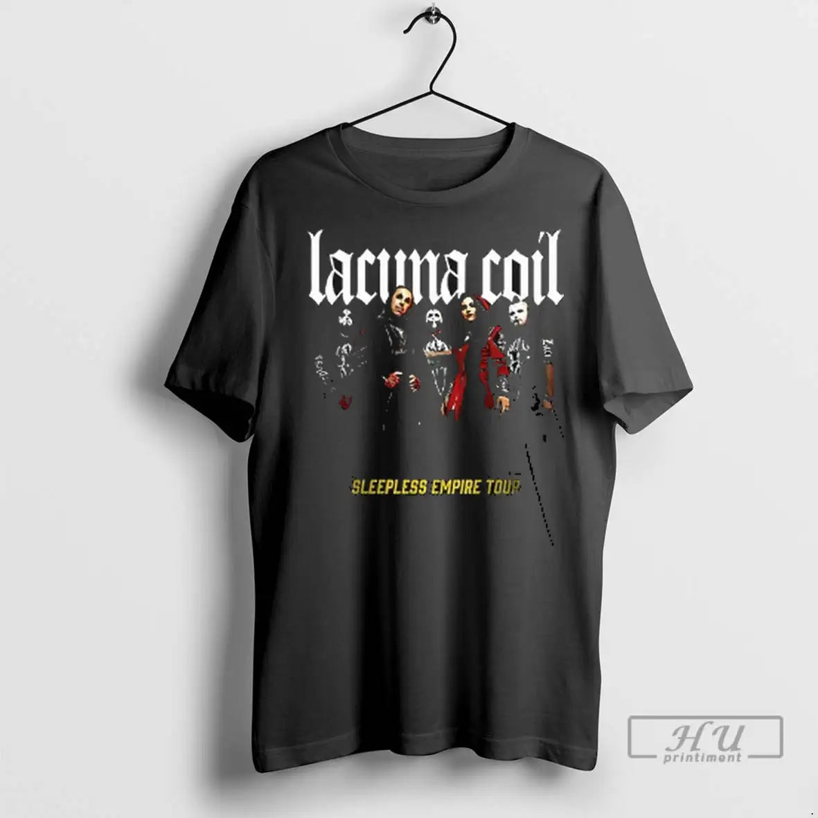 Officials Lacuna Coil Sleepless Empire Tour 2026 - Adult & Kids T-Shirts, Sweatshirts & Hoodies apparel design preview 1