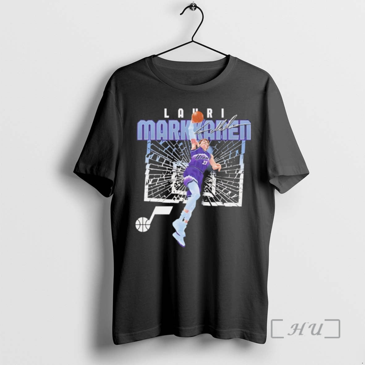 Officials Lauri Markkanen Utah Jazz Basketball Player - Adult & Kids T-Shirts, Sweatshirts & Hoodies apparel design preview 1