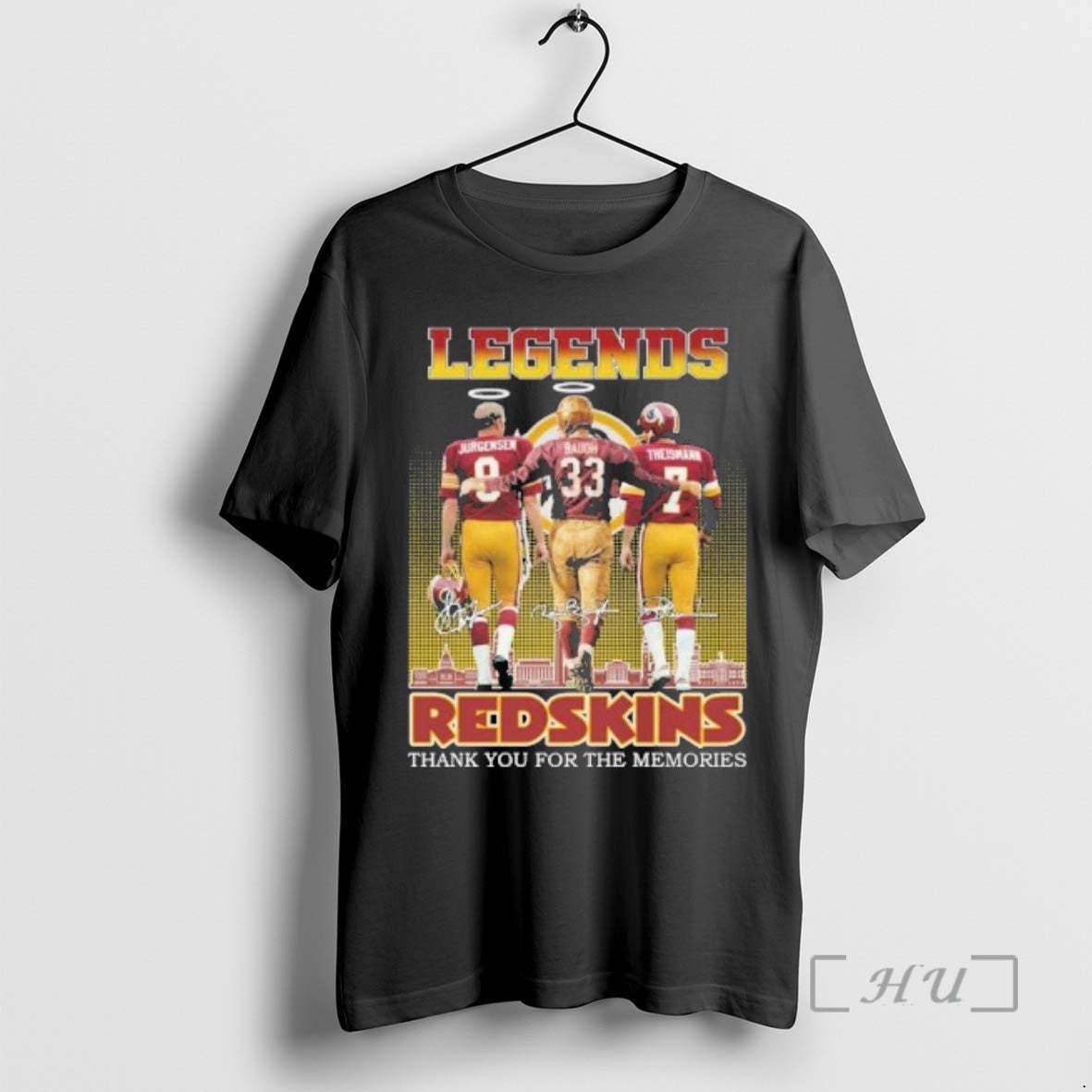 Officials Legends Jurgensen Baugh And Theismann - Adult & Kids T-Shirts, Sweatshirts & Hoodies apparel design preview 1