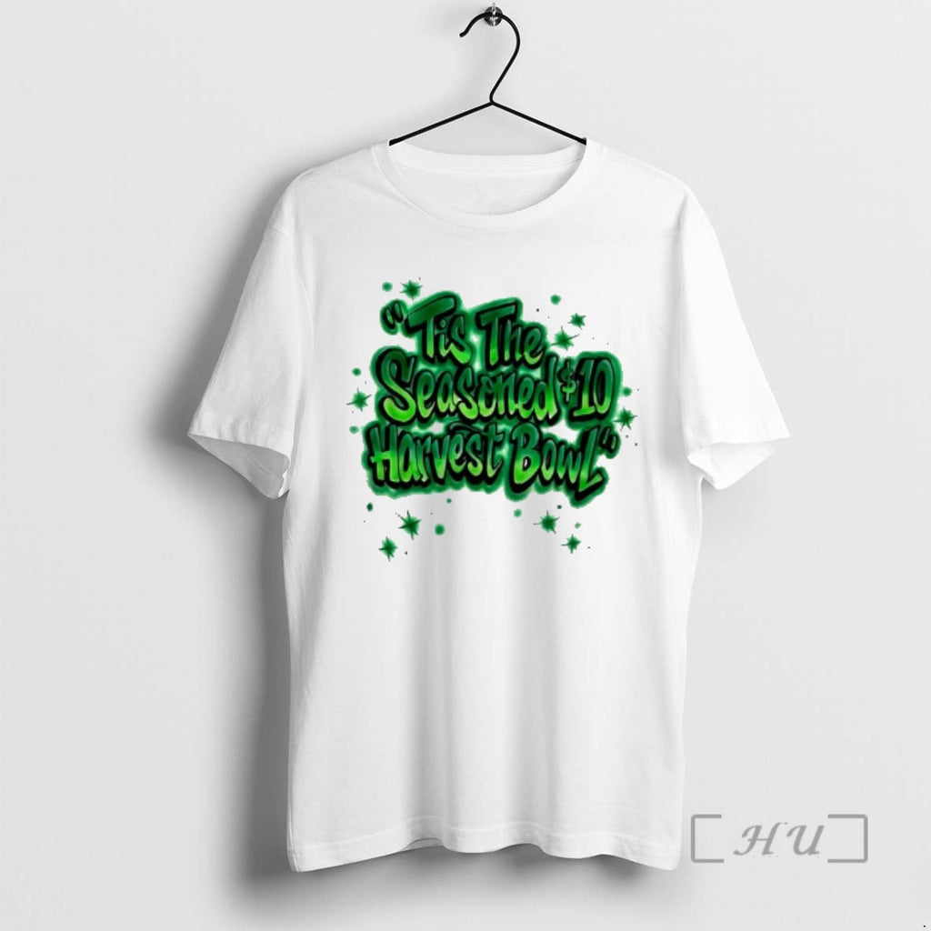 Officials Les Seasoned 10 Harvest Bow Green Text - Adult & Kids T-Shirts, Sweatshirts & Hoodies apparel design preview 1